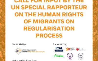 Joint Response to UN Special Rapporteur on the Human Rights of Migrants: regularisation mechanisms and programs for migrants in irregular situations