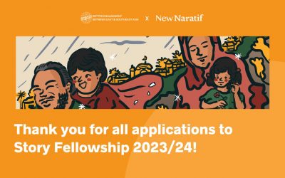 Thank you for all applications to Story Fellowship 2023/24